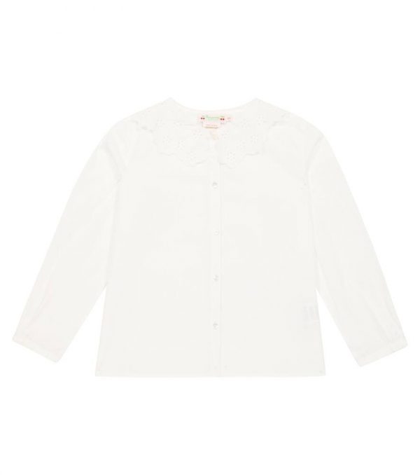 Bonpoint Brune cotton poplin blouse