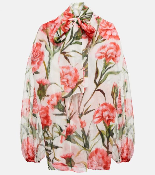 Dolce&Gabbana Floral silk blouse