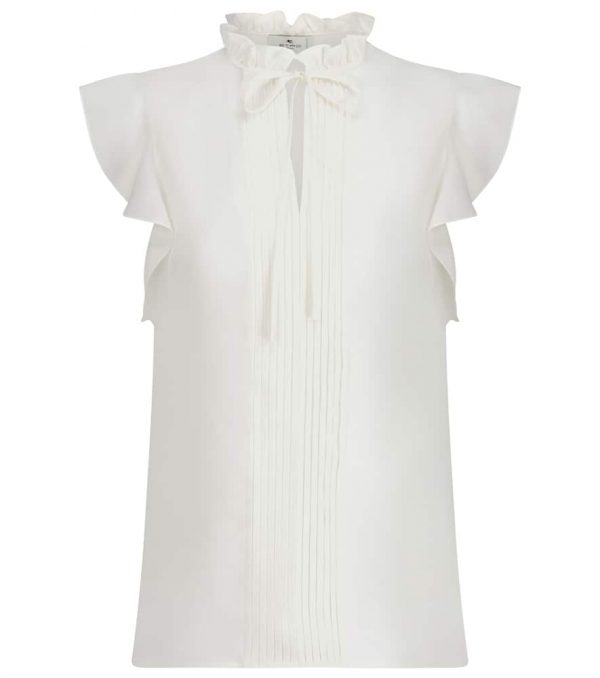 Etro Tie-neck silk blouse