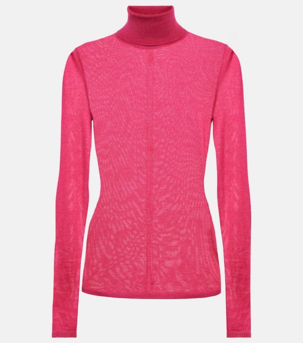 Gabriela Hearst Steinem turtleneck cashmere and silk sweater