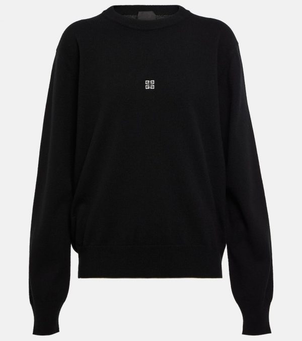 Givenchy Logo wool and cashmere sweater
