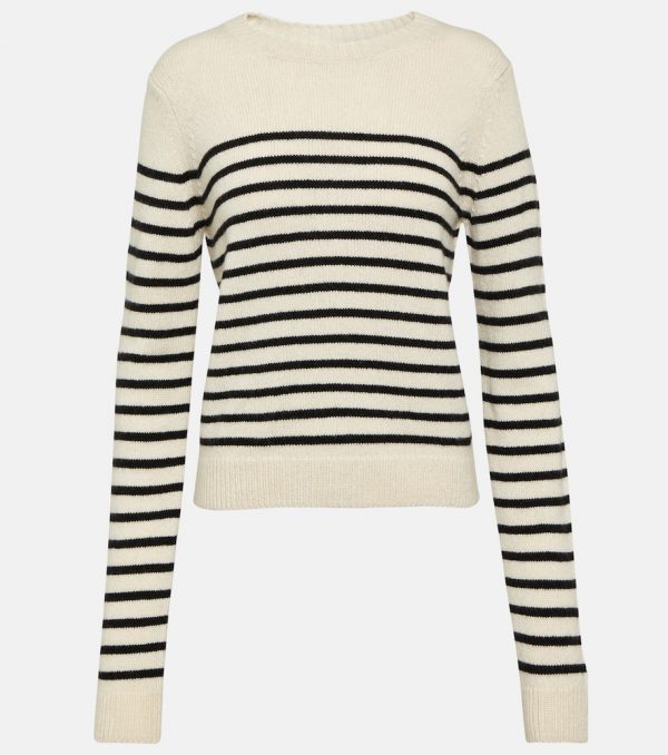 Khaite Diletta striped cashmere sweater