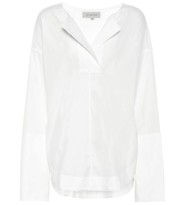 Lee Mathews Elsie cotton-blend blouse