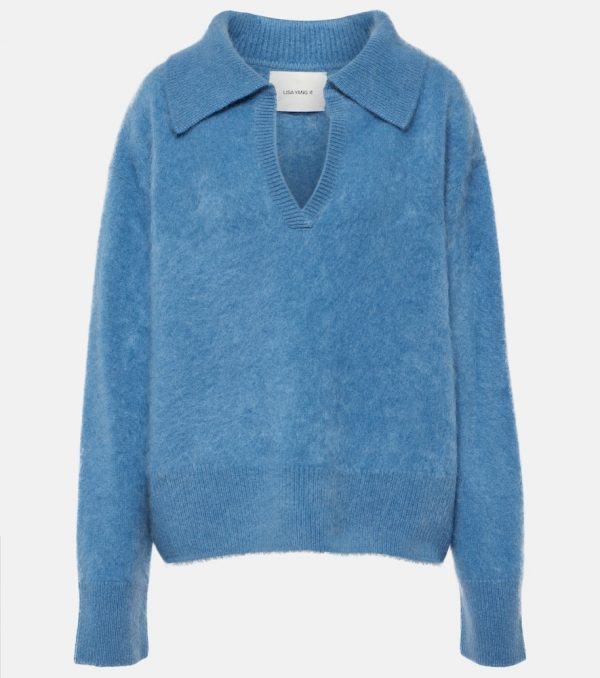 Lisa Yang Kerry cashmere polo sweater