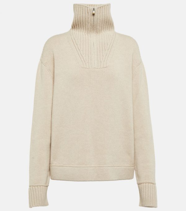 Loro Piana Northdowns mockneck cashmere sweater