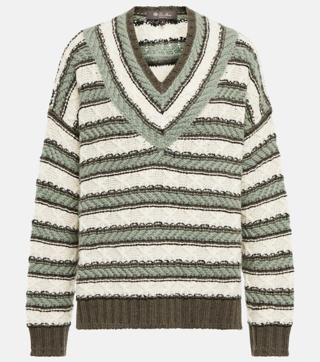 Loro Piana Striped cashmere sweater