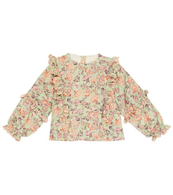 Louise Misha Tubi floral cotton blouse