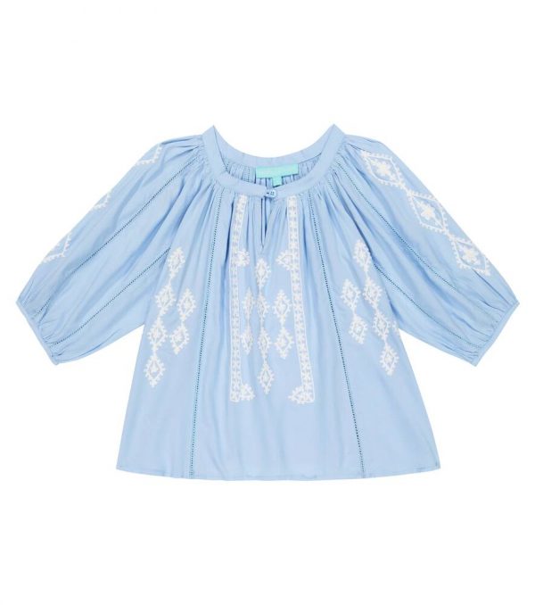 Melissa Odabash Kids Baby Aliyah embroidered blouse