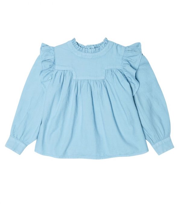 Morley Rodeo ruffled cotton blouse