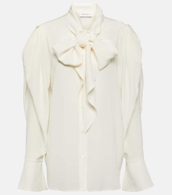 Nina Ricci Silk crêpe de chine blouse