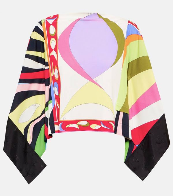 Pucci Printed jersey blouse