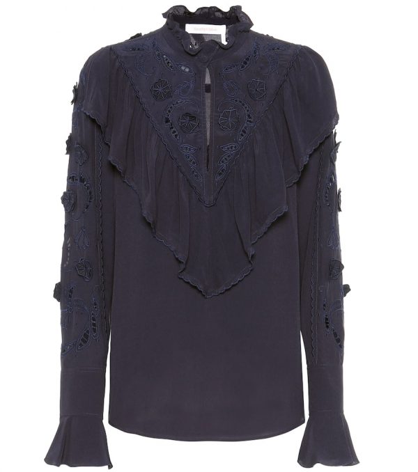 See By Chloé Broderie anglaise blouse