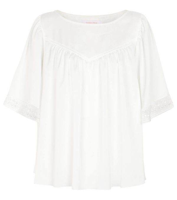 See By Chloé Lace-trimmed blouse