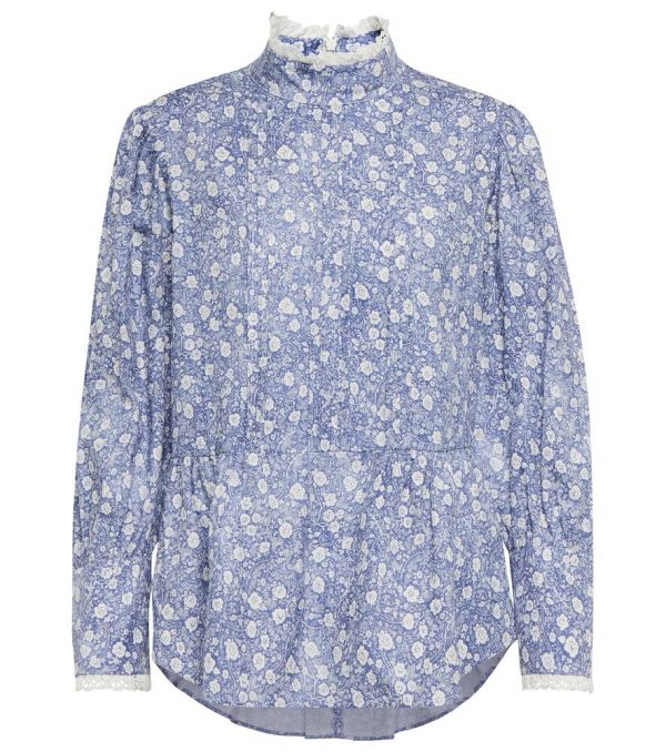 See By Chloé Printed long-sleeved blouse
