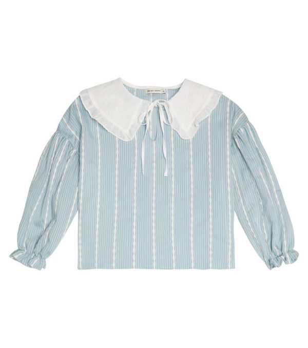 The New Society Chloé jacquard striped blouse