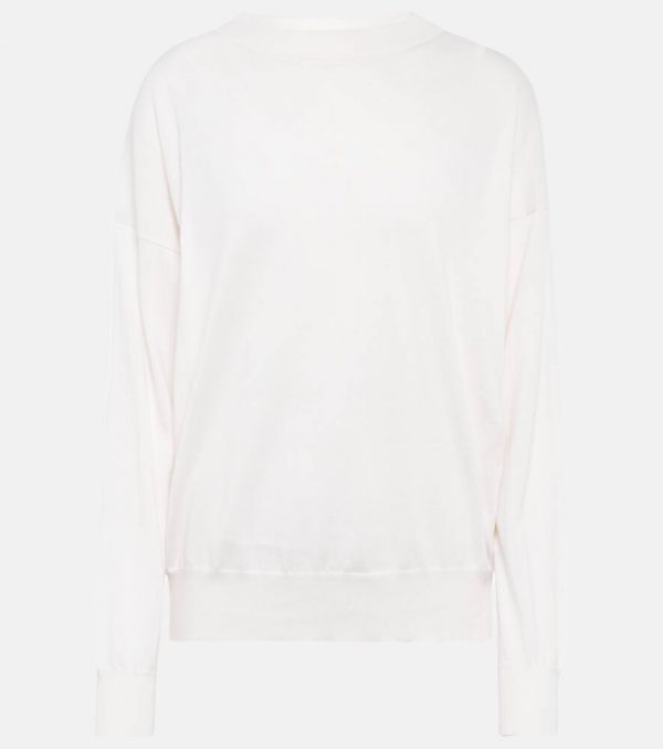 The Row Elston cotton and cashmere sweater