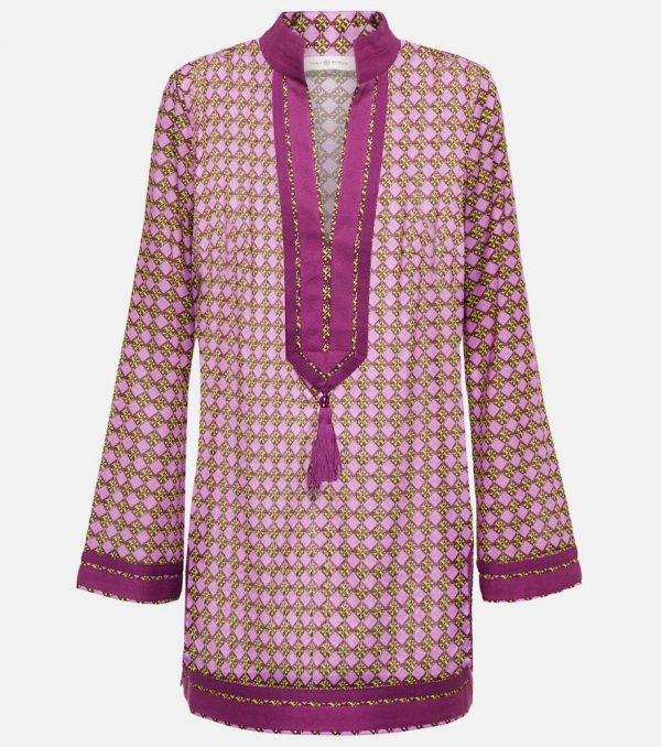 Tory Burch Printed cotton blouse