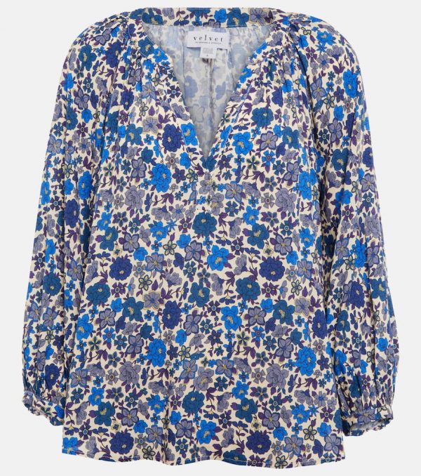 Velvet Briana floral blouse