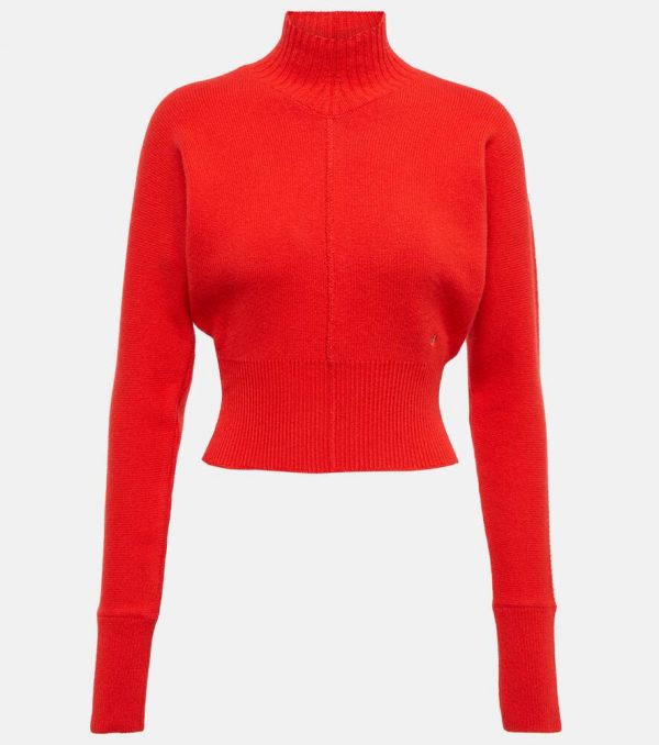 Victoria Beckham Cashmere-blend turtleneck sweater