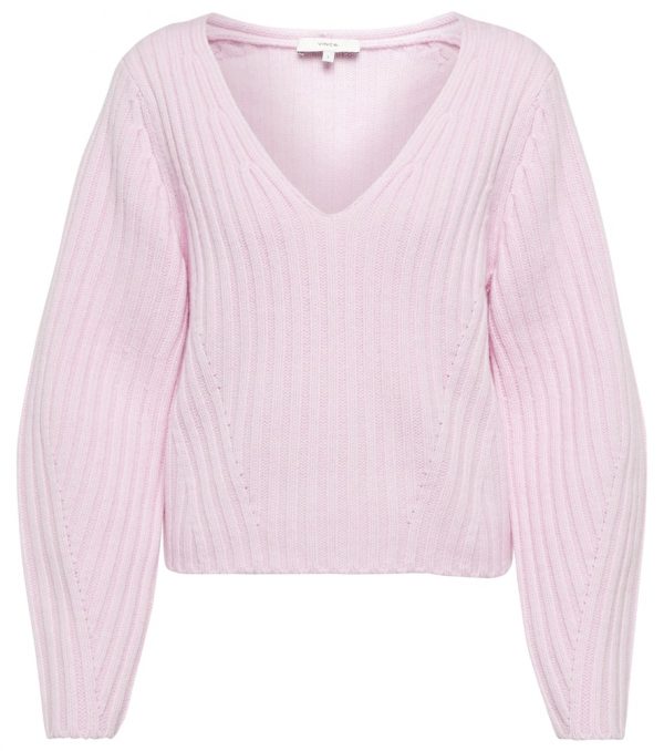 Vince Ribbed wool and cashmere sweater