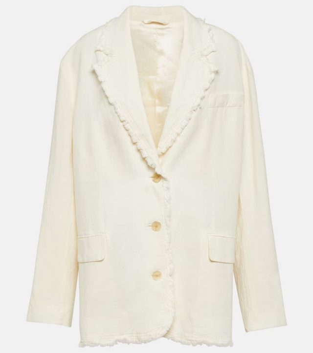 Acne Studios Cotton and linen blazer