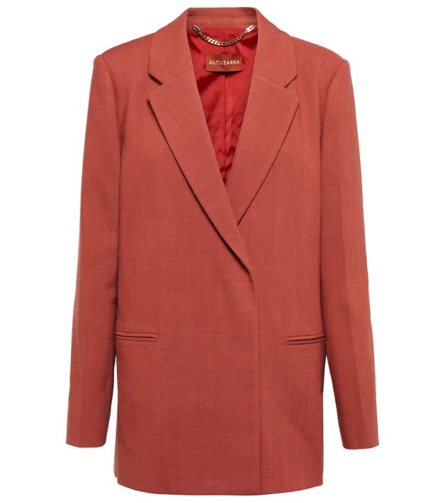 Altuzarra Proteus linen-effect blazer