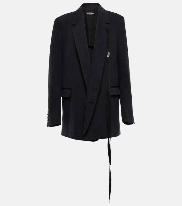 Ann Demeulemeester Agnes cotton twill blazer