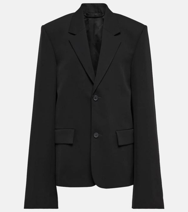 Balenciaga Single-breasted wool blazer