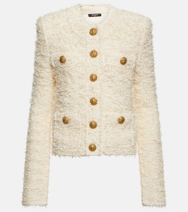 Balmain Bouclé blazer