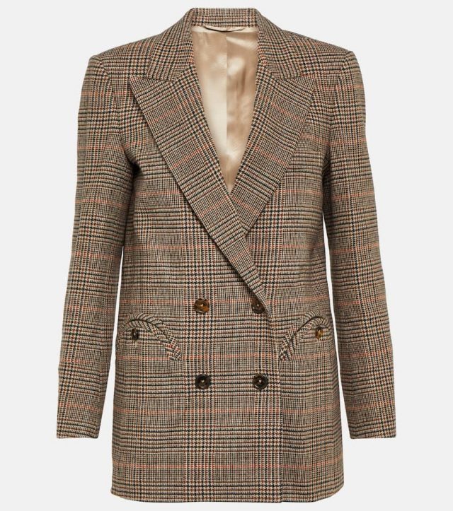 Blazé Milano Checked double-breasted blazer