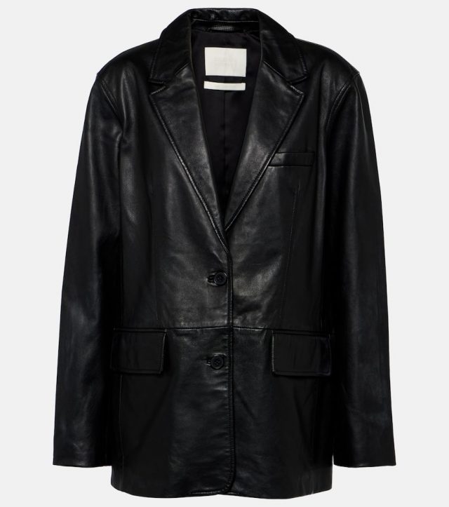 Citizens of Humanity Orla leather blazer