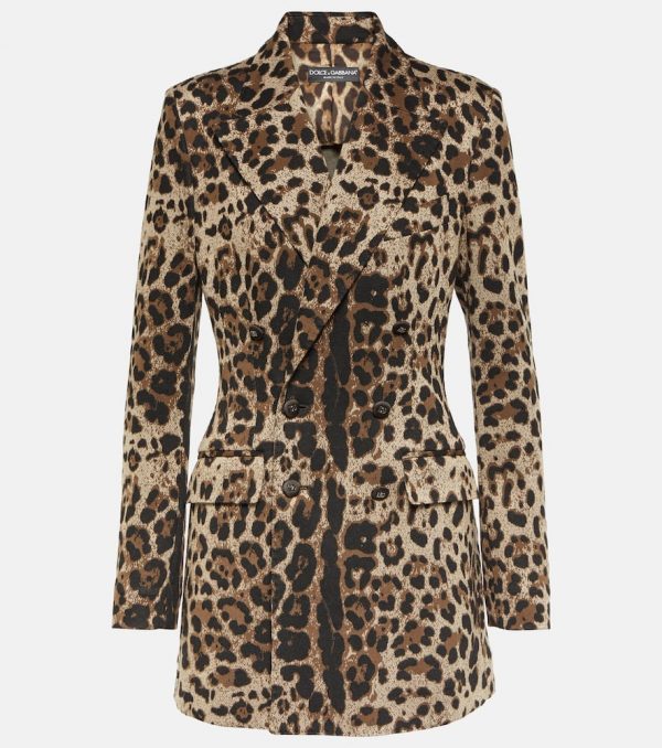 Dolce&Gabbana Leopard-print blazer