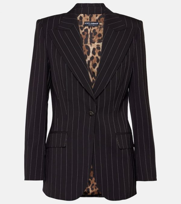 Dolce&Gabbana Pinstriped wool blazer