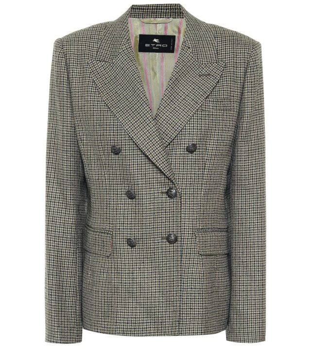 Etro Wool tweed blazer