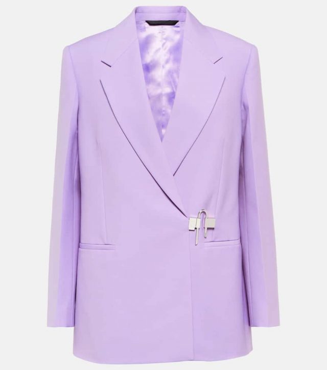 Givenchy Padlock wool and mohair blazer