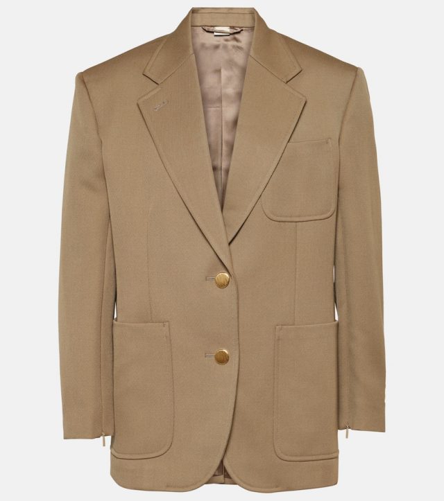 Gucci Single-breasted wool blazer