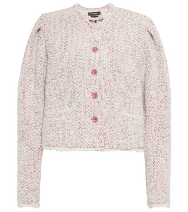 Isabel Marant Izma textured puff-sleeve blazer