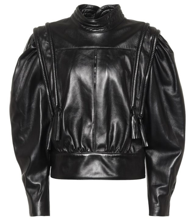 Isabel Marant Lars leather blouse