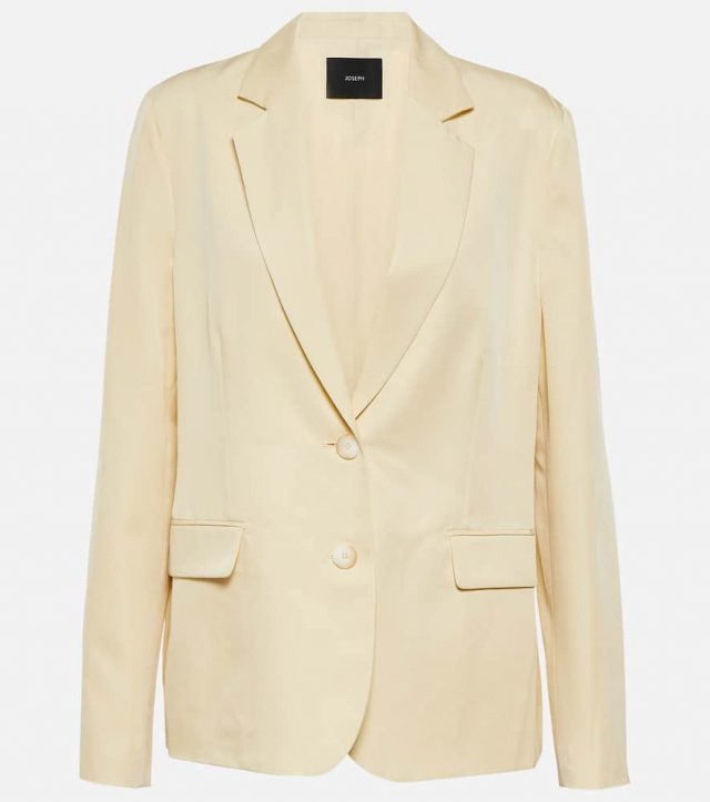 Joseph Belmore silk and cotton blazer