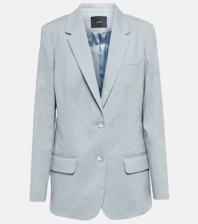 Joseph Jackie linen and cotton blazer