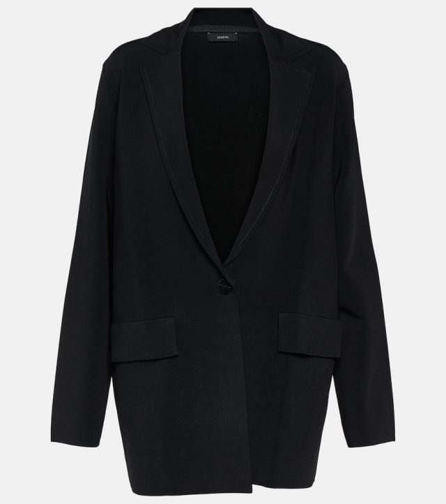 Joseph Single-breasted crêpe blazer