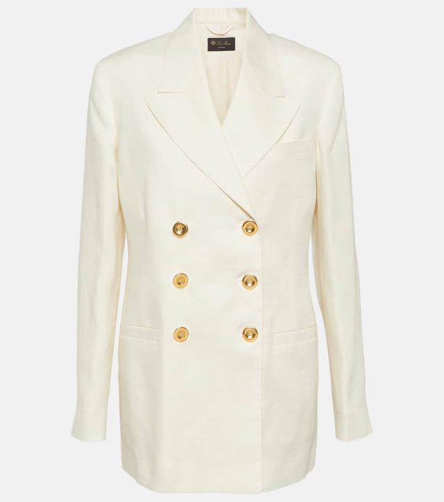 Loro Piana Jamilla linen and wool blazer