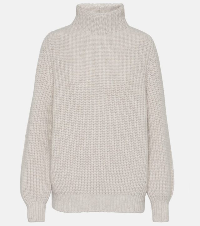 Loro Piana Oversized cashmere turtleneck sweater