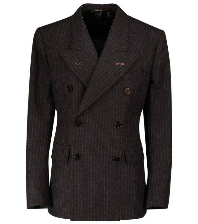 Maison Margiela Pinstriped wool blazer