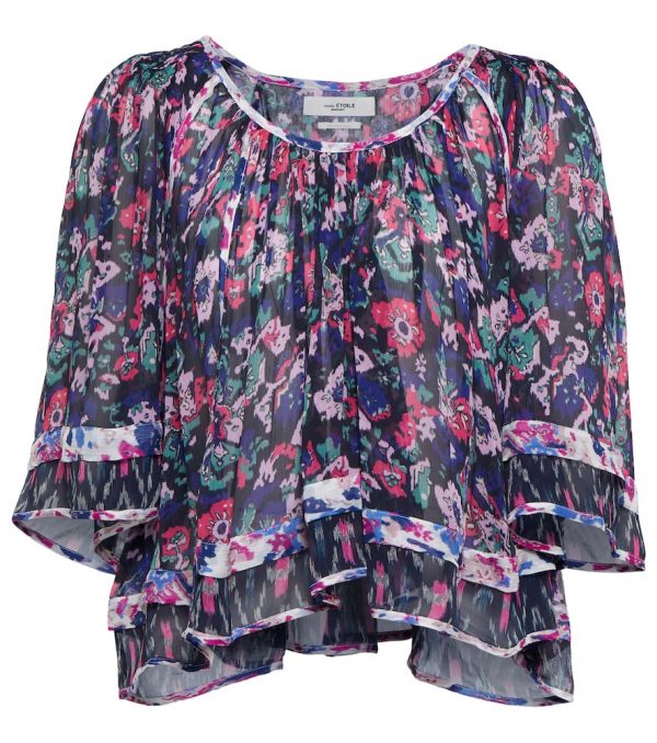Marant Etoile Roxini floral blouse