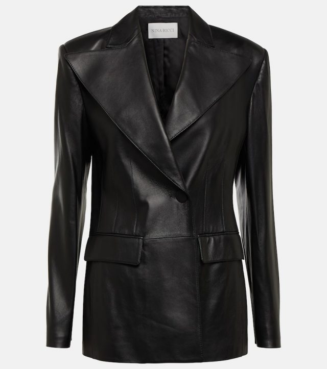 Nina Ricci Leather blazer