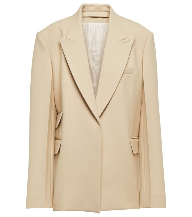 Peter Do Single-breasted wool-blen blazer