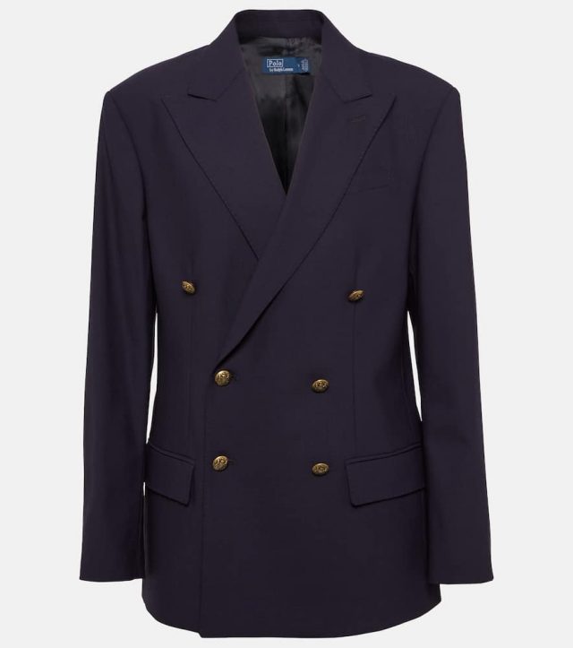 Polo Ralph Lauren Double-breasted wool-blend blazer