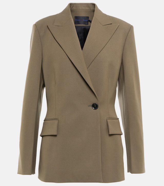 Proenza Schouler Double-breasted wool-blend blazer