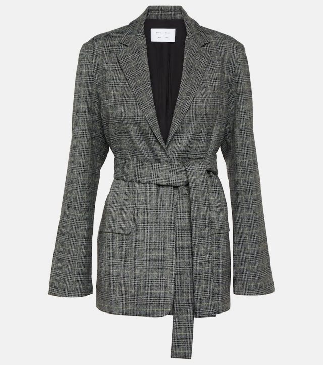 Proenza Schouler White Label checked blazer